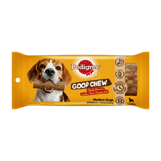 Pedigree Good Chew Beef Dog Treats Medium 83g