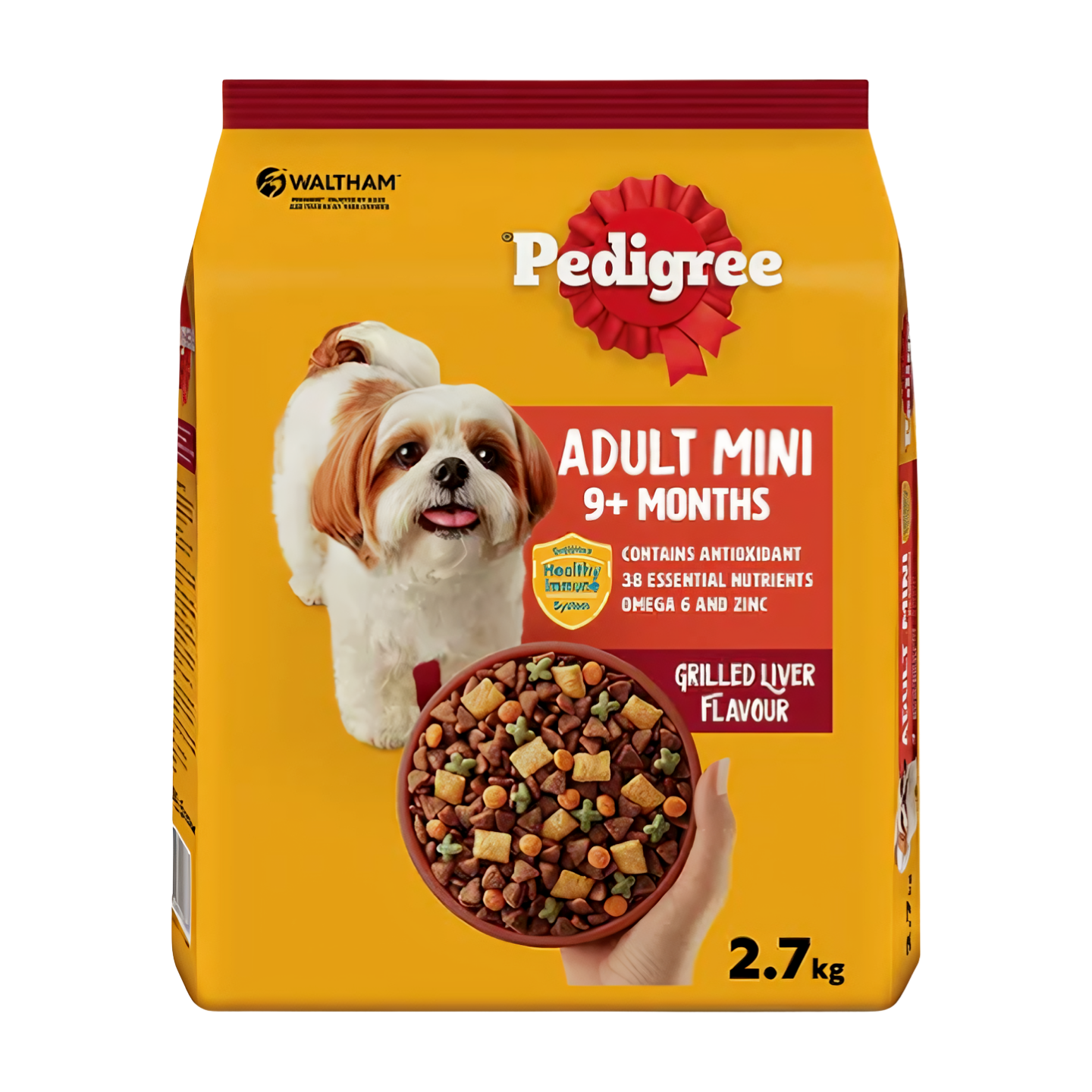 Pedigree Dry Dog Food Mini Grilled Liver 2.7kg