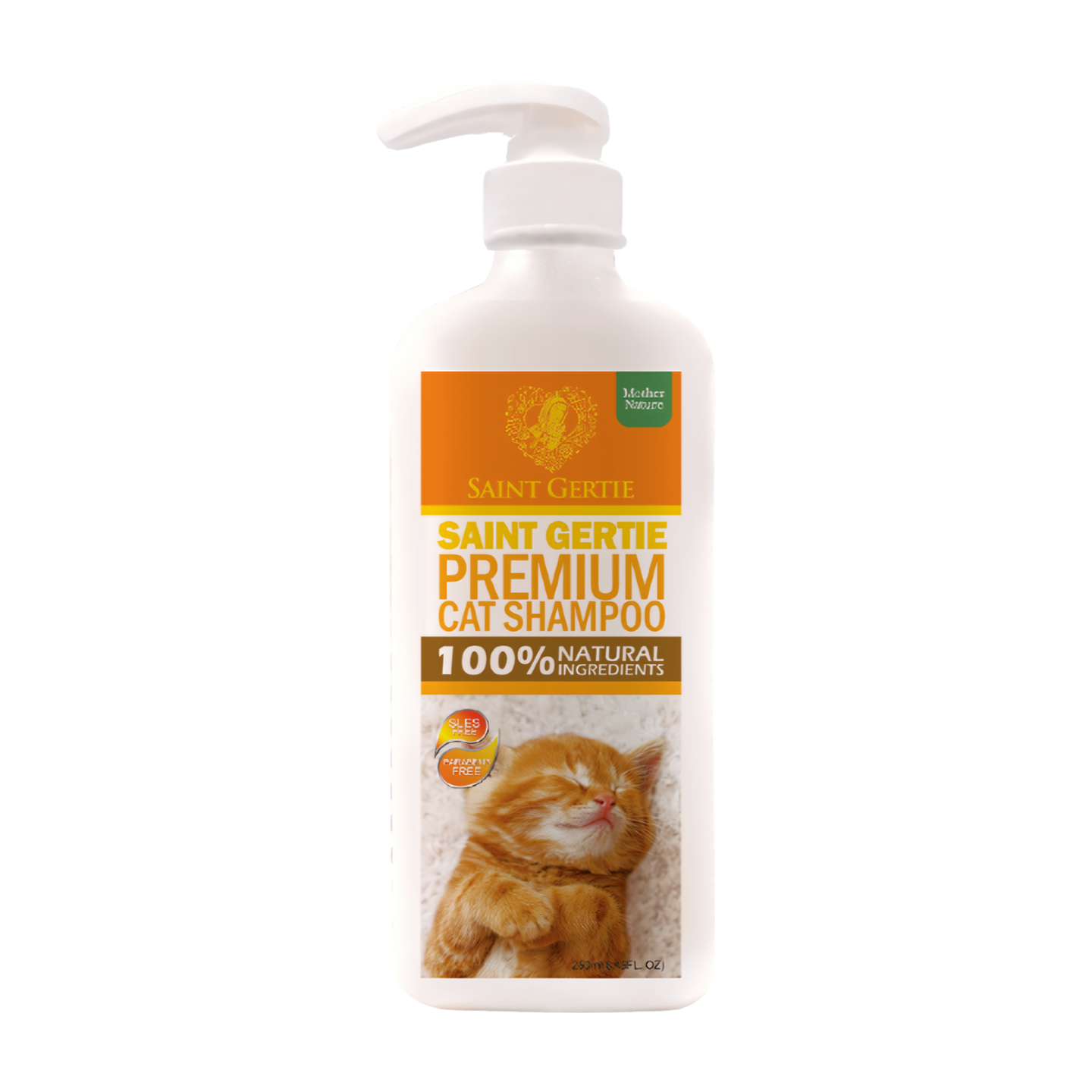 Saint Gertie Cat Shampoo Mother Nature 250ml