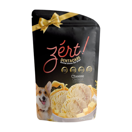 Zert! Dental Sticks for Dogs Cheese Gelato 148g