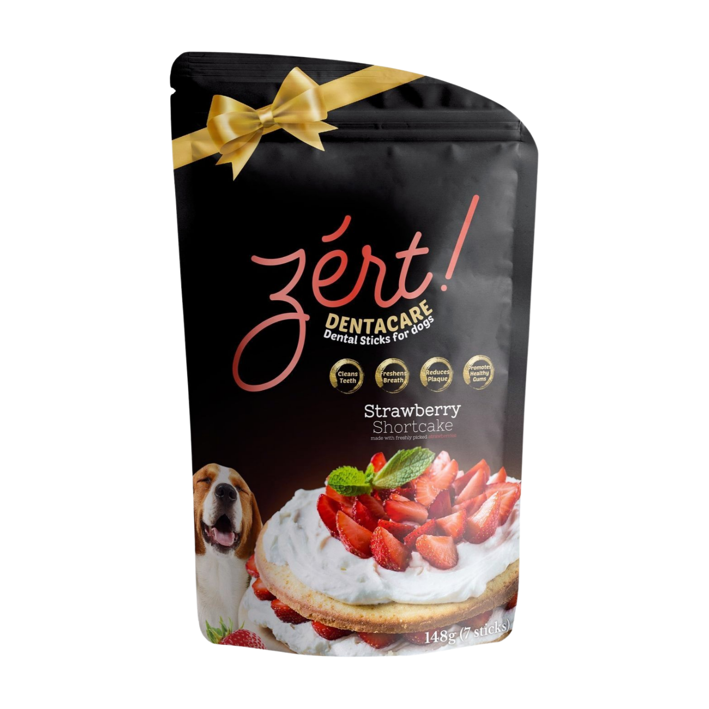 Zert! Dental Sticks for Dogs Strawberry Shortcake 148g
