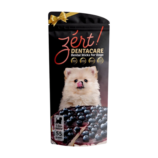 Zert! Dental Sticks for Puppy Blueberry Cheesecake 55g