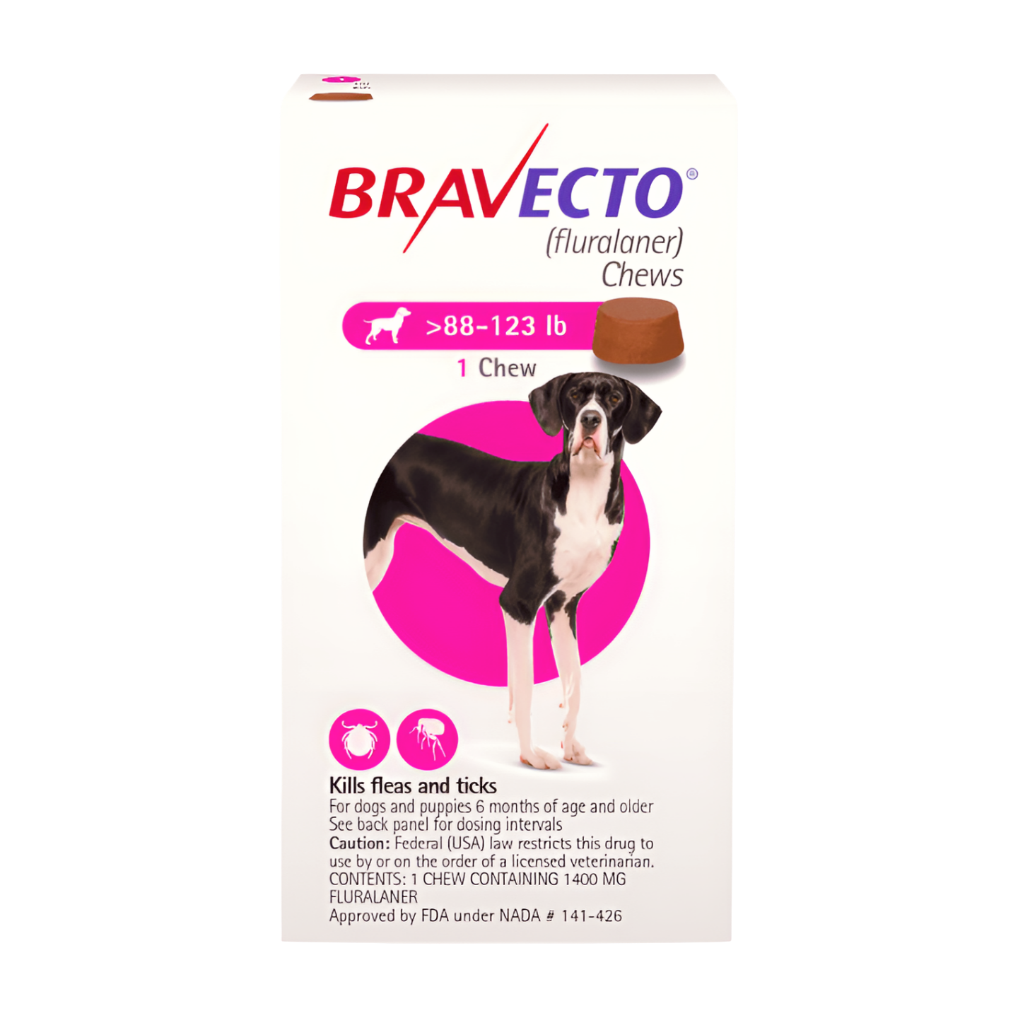 Bravecto 40 to 56kg for Dogs
