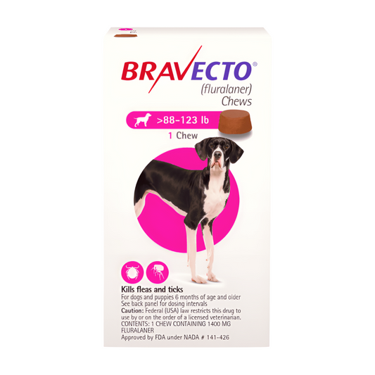 Bravecto 40 to 56kg for Dogs