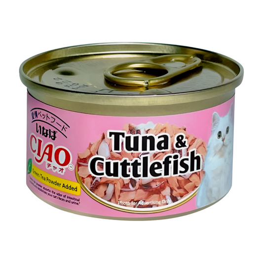 CIAO White Meat Tuna with Cuttlefish in Jelly Cat Food A-03