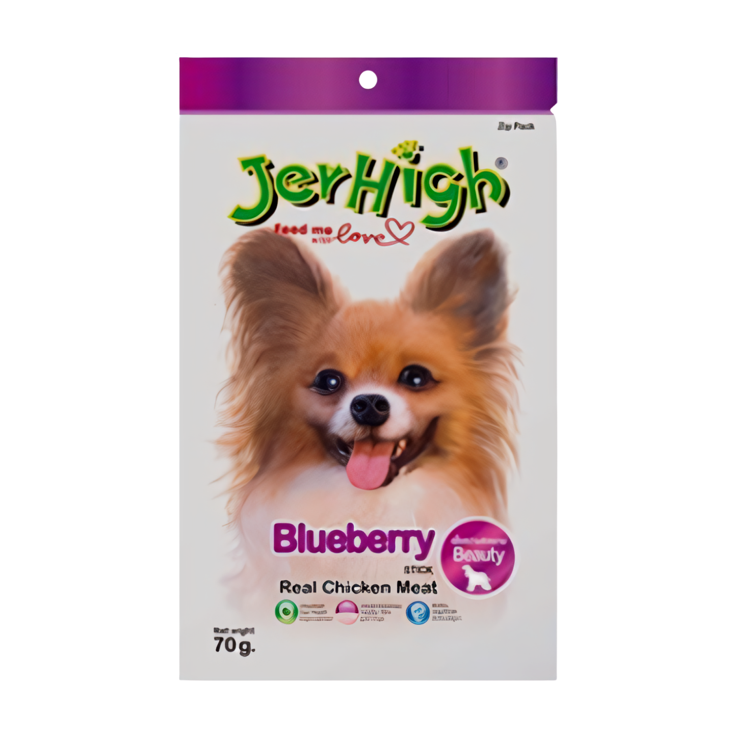 Jerhigh Dog Treats Blueberry 70g
