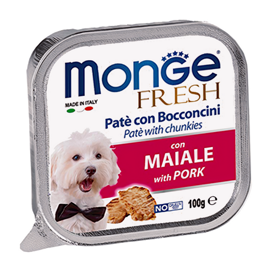 Monge Fresh Pork Wet Dog Food 100g