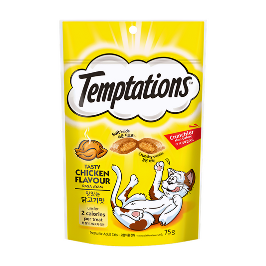 Temptations Tasty Chicken Cat Treats 75g