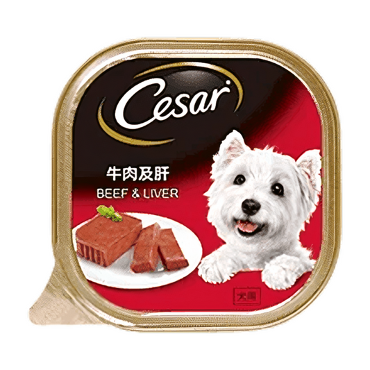 Cesar Wet Dog Food Beef & Liver 100g