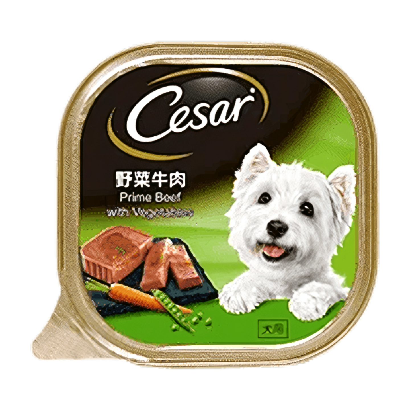 Cesar Wet Dog Food Prime Beef with Vegetable 100g