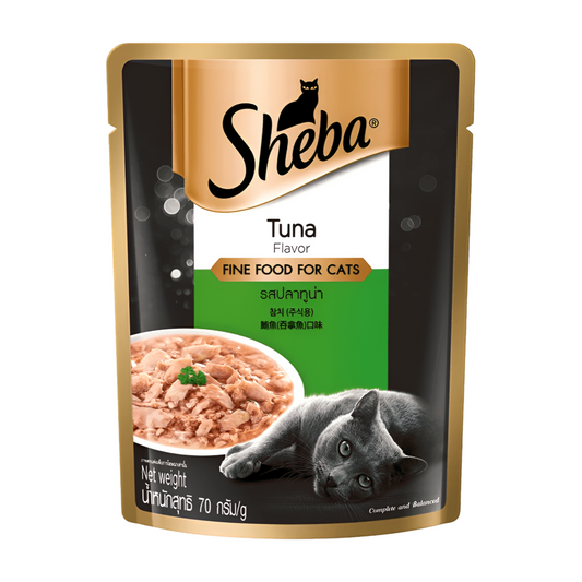 Sheba Pouch Wet Cat Food Tuna 70g